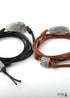 Boho Bracelet, RH Rope Wrap Bracelet, Black Tourmaline